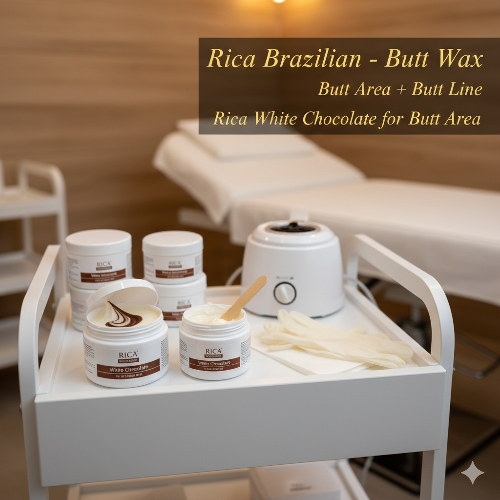 Rica Brazilian - Butt Wax (butt area + butt line, Rica White Chocolate will be used for butt area)